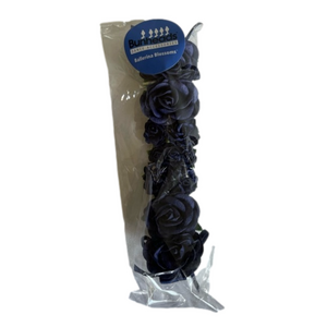 Capezio Bunheads blossom for ballet/dance/wedding/special occ hair. Navy Blue.